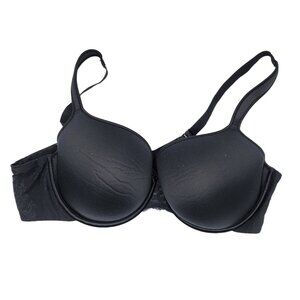 Torrid Curve  Full Coverage Underwire Bra Black 44C Lined Seamless Ballet Back